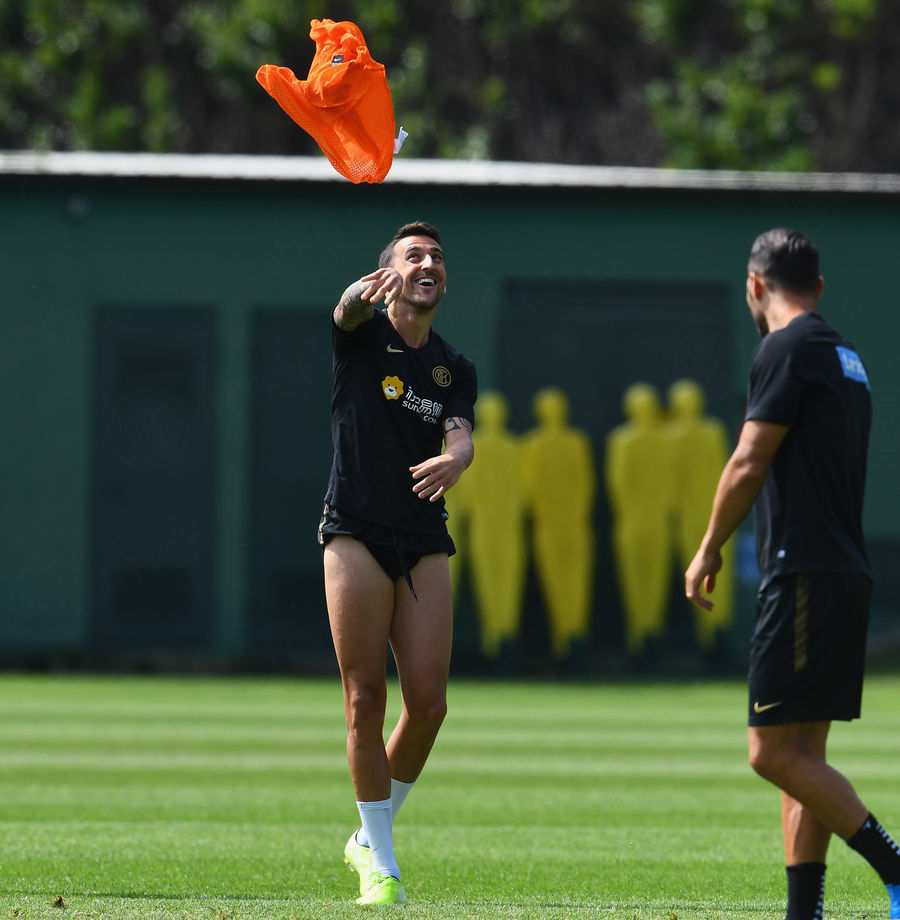 Doppia seduta di allenamento al Centro Sportivo Suning